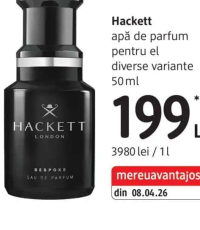 Hackett apă de parfum pentru el diverse variante 50 ml