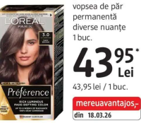 L'Oréal Paris vopsea de păr permanentă diverse nuanțe 1 buc.