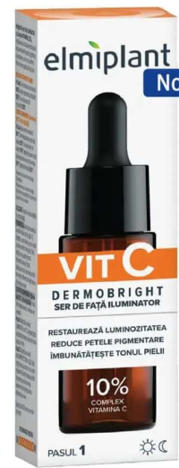 Elmiplant dermo ser pentru față cu vitamina C 15 ml 1 buc.