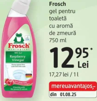 Frosch gel pentru toaletă cu aromă de zmeură 750 ml