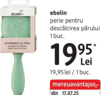 ebelin perie pentru descâlcirea părului 1 buc.