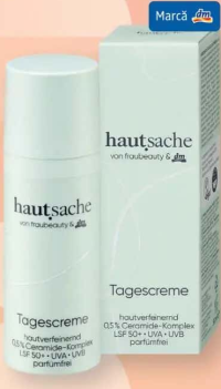 hautsache cremă de zi hrănitoare FPS 50+ 50 ml
