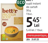 Bett'r supă instant de cartofi 30 g 1 buc.