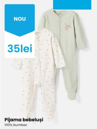Pijama bebeluși 100% bumbac