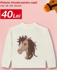 KiK Pulover tricotat pentru copii măr. 98-128