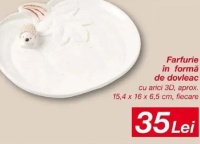 KiK Farfurie în formă de dovleac cu arici 3D aprox. 15,4 x 16 x 6,5 cm
