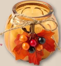 Autumn Lumânare în recipient de sticlă aprox. 8 x 7 cm