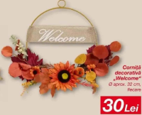 Coroniță decorativă „Welcome” Ø aprox. 32 cm