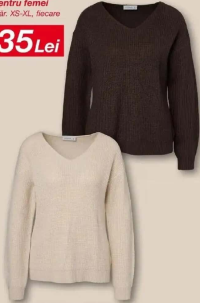 Pulover tricotat pentru femei măr. XS-XL