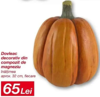 Dovleac decorativ din compozit de magneziu înălțimea aprox. 32 cm