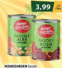 HOMEGARDEN fasole 400g, albă, roșie