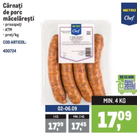 METRO Chef Cârnați de porc măcelărești
