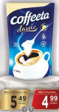 Coffeeta Classic Cremă pentru cafea 200g