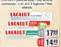 LACALUT pastă de dinți 75ml, diverse sortimente