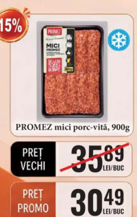 PROMEZ mici porc-vită, 900g