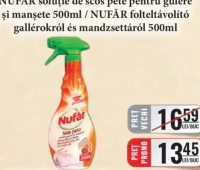NUFĂR soluție de scos pete pentru gulere și manșete 500ml