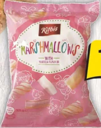 Kitbis Marshmallows cu aromă de vanilie, 300G