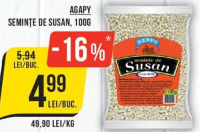 Agapy Semințe de susan, 100g