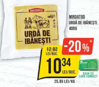 Mirdatod Urdă de Ibănești, 400g