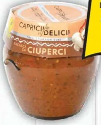Capricii și Delicii Zacuscă cu ciuperci / de vinete, 550g