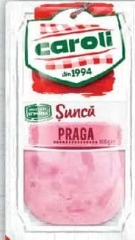 Caroli Șuncă Praga, Feliată, 100g