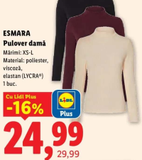 ESMARA Pulover damă