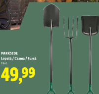 PARKSIDE Lopată / Cazma / Furcă