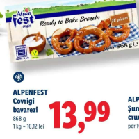 ALPENFEST Covrigi bavarezi 868 g