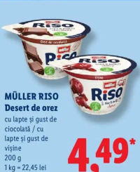 Müller Riso Desert de orez cu lapte 200 g