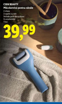 CIEN BEAUTY Pilă electrică pentru călcâie