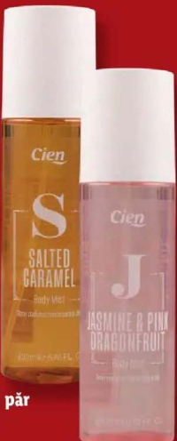 Cien Spray de păr și corp iasomie și fructul dragonului / caramel sărat 200 ml