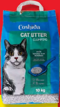 COSHIDA Așternut absorbant pentru pisici 10 kg