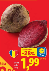 Sfeclă roșie per kg