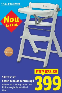 SAFETY 1ST Scaun de masă pentru copii