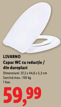 LIVARNO Capac WC cu reducție / din duroplast
