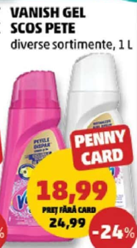 Vanish Gel Scos Pete diverse sortimente, 1 L