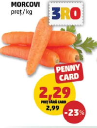 Morcovi pret/kg