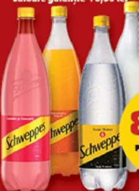 SCHWEPPES BĂUTURĂ CARBOGAZOASĂ diverse sortimente 1,5 l