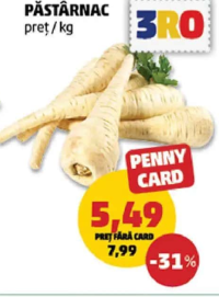 Păstârnac pret/kg