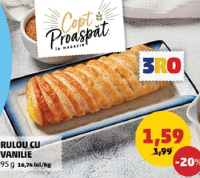 Copt Proaspăt Rulou cu vanilie 95 g
