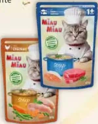 Miau Miau Supă pentru pisici MIAU MIAU 85 g, diverse sortimente