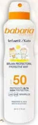 BABARIA Kids Spray cu protecție solară pentru copii SPF 50 200 ml