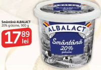 ALBALACT Smântână 20% grăsime 900 g
