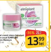 ELMIPLANT Skin Moisture Gel cremă intens hidratant ten uscat 50 ml