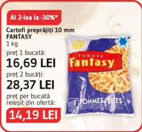FANTASY Cartofi preprăjiți 10 mm 1 kg