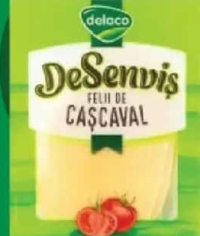 Delaco Cașcaval DeSenvis 100g felii