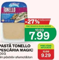 Pastă Tonello Pescăria Magic 100g din păstrăv afumat & ton