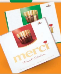 Storck Specialități de Ciocolată Asortată Merci 250G verde/roșu
