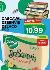 Delaco Cașcaval DeSenviș 350G