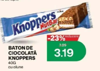 Storck Knoppers Baton de Ciocolată NutBar 40G cu alune